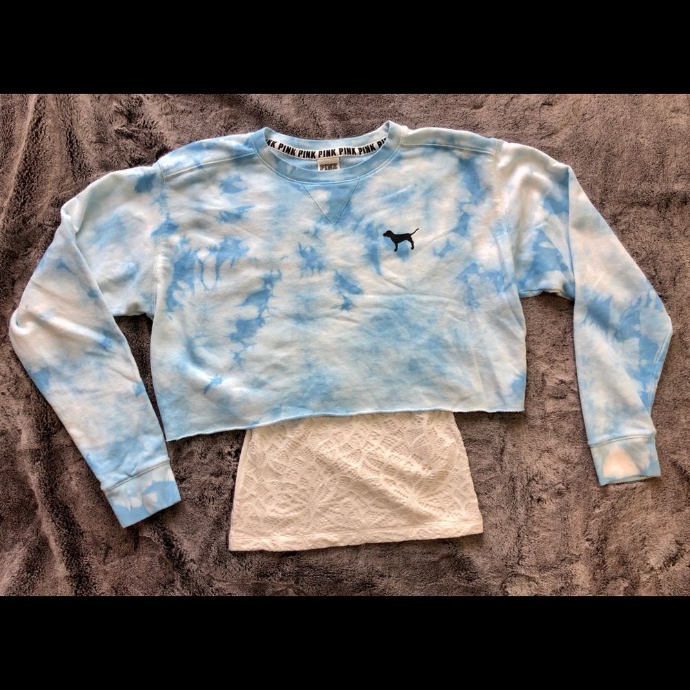 Pink Tie-dye sweatshirt